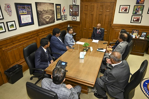 Consul General Somnath Ghosh addressed at the Illinois General Assembly
